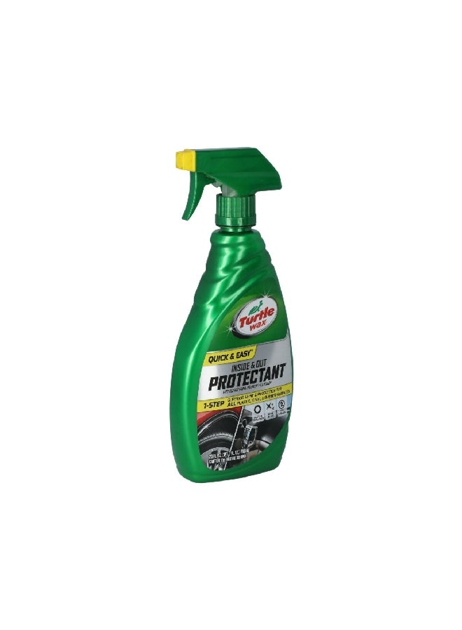 Turtle wax 1-Step Quick and Easy Inside and Out Protectant Spray 680 ml 50655  - Image 1