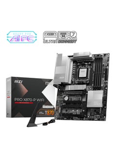 PRO X870-P Wi-Fi ATX Motherboard, AMD X870E Chipset, AM5 Socket, 4 x DIMM DDR5 (Up to 256GB), 3 x M.2 Slots, PCIe 5.0 x16, 5Gb Ethernet, Wi-Fi 7, Bluetooth v5.4, HDMI, Dual USB4, EZ DIY, Frozr Design, AI-Ready, Optimized for Gamers & Creators | 911-7E47-001 Black - pnsku/N70129966V/45/_/1732004113/7c3bc824-e137-465a-b261-81e0ea84d6fe