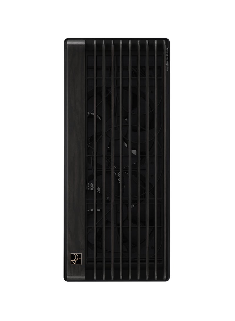 أسوس ProArt PA602 Wood Edition Mid Tower ATX Case - Tempered Glass Panel, Natural Wood Finish, EATX Support, 420mm Radiator Support, 2 x 200mm Pre-installed Fans, 8 Expansion Slots, ARGB Lighting, Cable Management, USB 3.2 Type-C, Tool-Free Design, Removable Dust Filters | 90DC00J0-B09010 Black  - Image 2