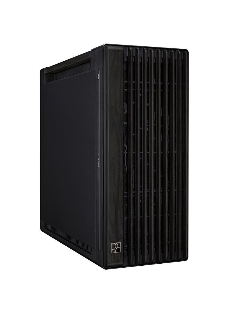أسوس ProArt PA602 Wood Edition Metal Panel Mid Tower ATX Case - Metal Side Panel, Natural Wood Finish, EATX Support, 420mm Radiator Support, 2 x 200mm Pre-installed Fans, 8 Expansion Slots, PWM Fan Control, Cable Management, USB 3.2 Type-C, Tool-Free Design, Removable Dust Filters | 90DC00J0-B09020 Black  - Image 2