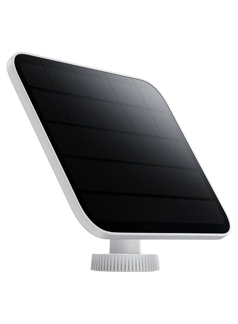 Xiaomi - Outdoor Camera Solar Panel (BW Series) | Compatible with Xiaomi Outdoor Camera BW300 and BW500 | IP66 dust and water-resistance | USB-C Charging 5W high power load | White - Image 1
