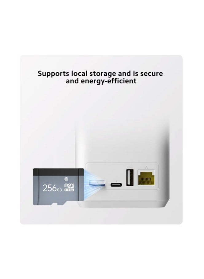 Xiaomi Outdoor Camera Base Station MJA1 security chipset MicroSD (up to 256 GB) Compatible with Xiaomi Outdoor Camera BW300 and BW500 White White  - Image 4