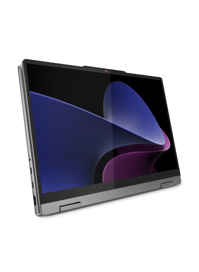 Lenovo IdeaPad 5 2-In-1 Laptop With 14-Inch WUXGA (1920x1200) Display, Core i3-100U Processor/8GB RAM DDR5/512GB SSD/Integrated Graphics/Windows 11/ English/Arabic Luna Grey  - Image 4