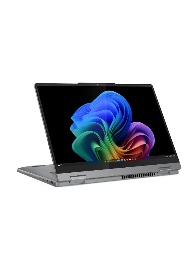 Lenovo IdeaPad 5 2-In-1 Laptop With 14-Inch WUXGA Display, Snapdragon X Plus Processor/16GB RAM/512GB SSD/Integrated Qualcomm Adreno GPU/Windows 11 English/Arabic Luna Grey  - Image 5