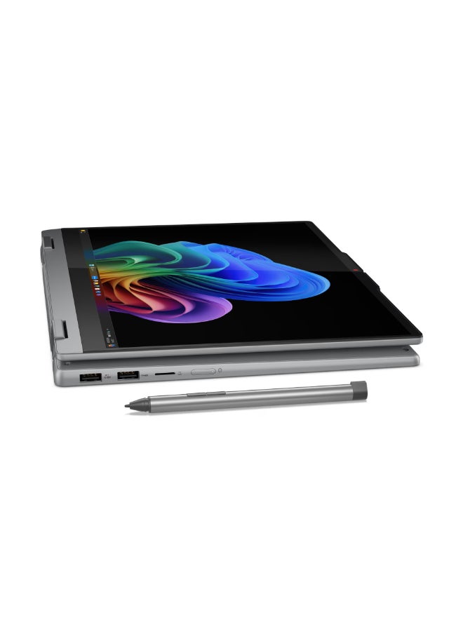 Lenovo - IdeaPad 5 2-In-1 Laptop With 14-Inch WUXGA Display, Snapdragon X Plus Processor/16GB RAM/512GB SSD/Integrated Qualcomm Adreno GPU/Windows 11 English/Arabic Luna Grey - Image 1