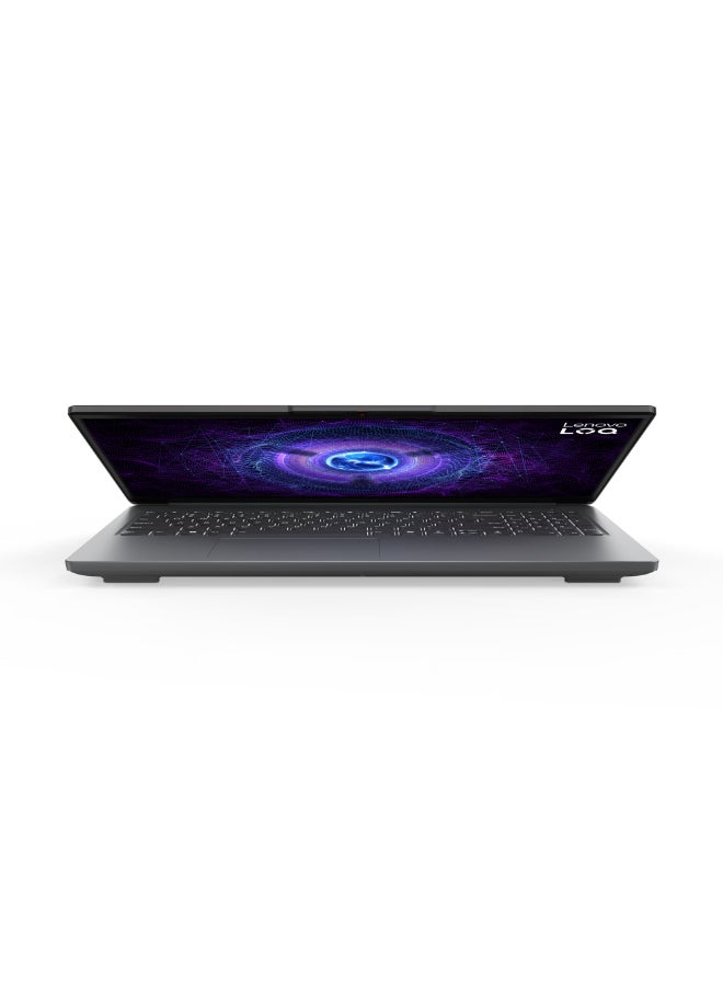 لينوفو - LOQ Gaming Laptop With 15.6-Inch Display, Core i5-12450HX Processor/16GB RAM/512GB SSD/4GB Nvidia GeForce RTX 2050 Graphics Card/Windows 11 English/Arabic Luna Grey - Image 1