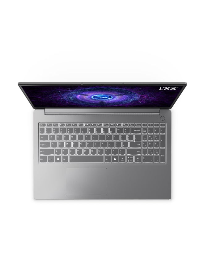 لينوفو - LOQ Gaming Laptop With 15.6-Inch Display, Core i5-12450HX Processor/16GB RAM/512GB SSD/4GB Nvidia GeForce RTX 2050 Graphics Card/Windows 11 English/Arabic Luna Grey - Image 1