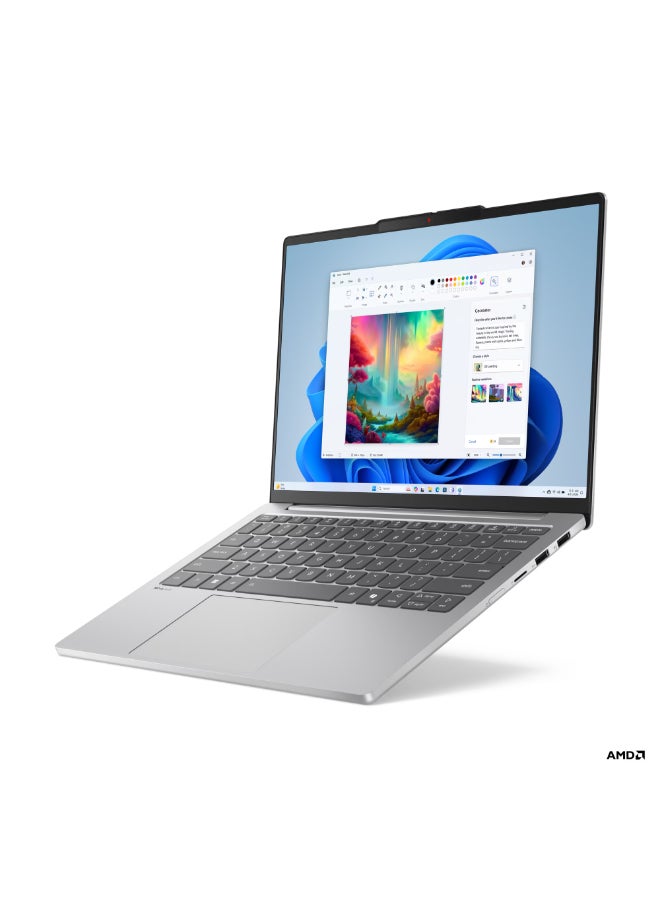 Lenovo IdeaPad Slim 5 Laptop With 13.3-Inch WUXGA Display, AMD Ryzen 7 7735HS Processor/16GB RAM/1TB SSD/AMD Radeon Graphics/Windows 11 English/Arabic Cloud Grey  - Image 1
