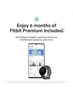 Google Pixel Watch 2 With The Best Of Fitbit And Google - Heart Rate Tracking, Stress Management, Safety Features - Android Smartwatch - Polished Silver Aluminum Case - Bay Active Band - Wi-fi Chalk  - Image 4