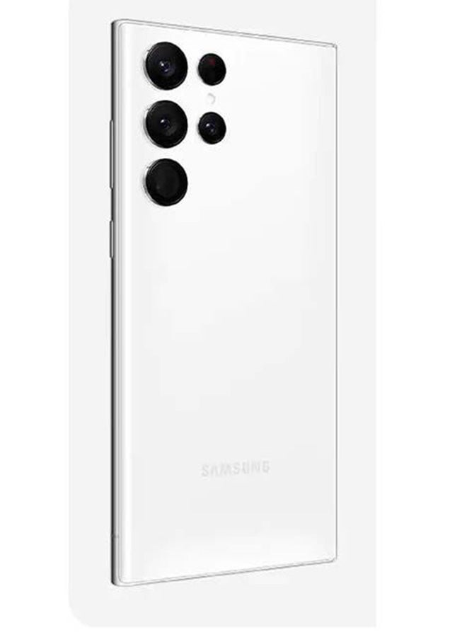 سامسونج Renewed - Galaxy S22 Ultra White Single Sim 12GB 256GB 5G LTE  - Image 3