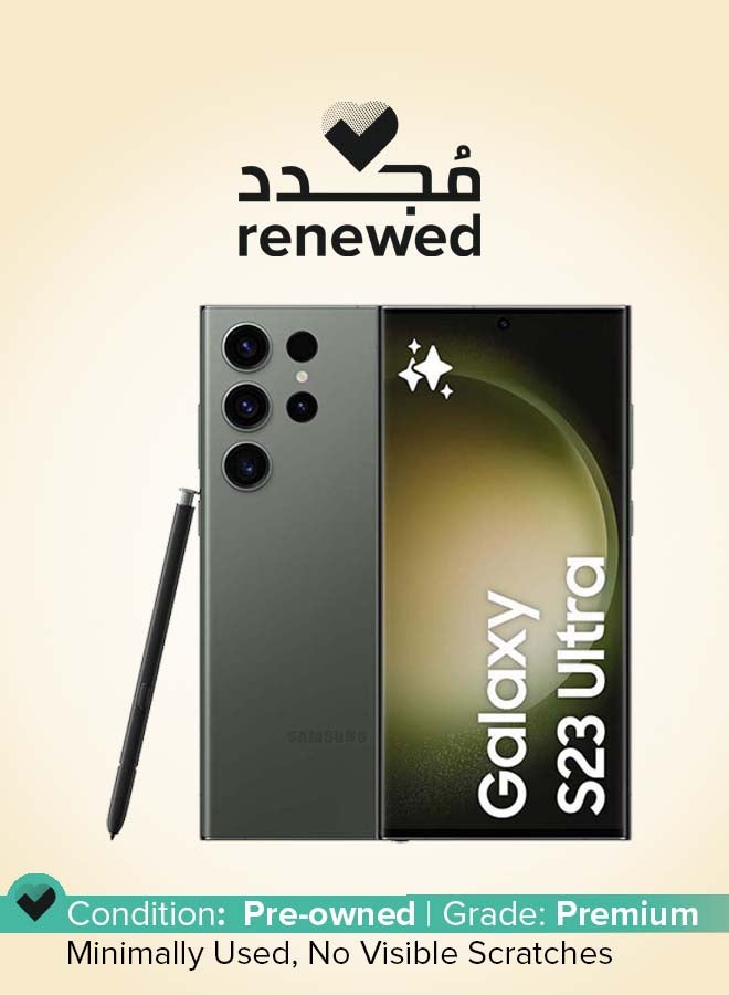 سامسونج Renewed - Galaxy S23 Ultra Green Single Sim 8GB 128GB 5G LTE  - Image 1