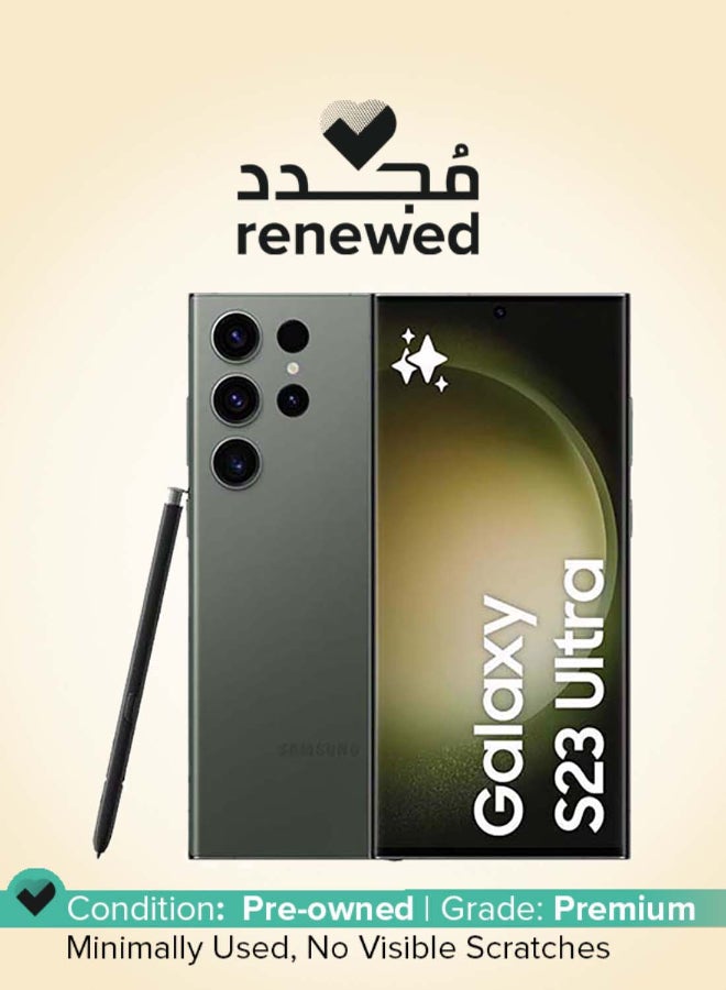 Samsung Renewed - Galaxy S23 Ultra Green Single Sim 8GB 128GB 5G LTE - International Version - Image 1