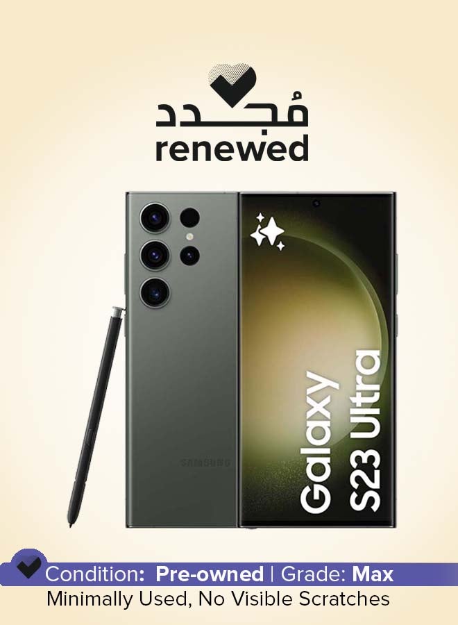 سامسونج Renewed - Galaxy S23 Ultra Green Single Sim 8GB 128GB 5G LTE  - Image 1