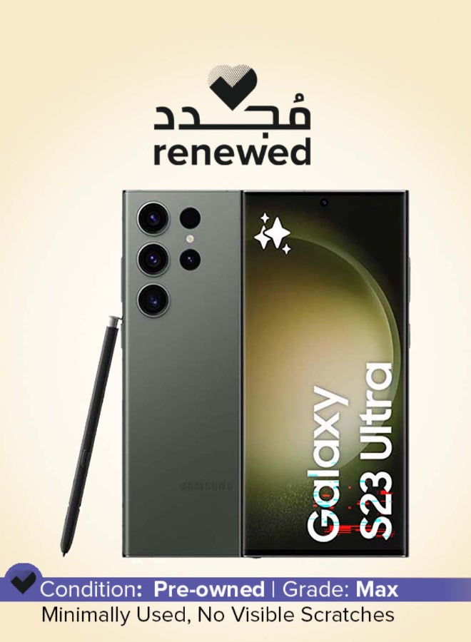Samsung Renewed - Galaxy S23 Ultra Green Single Sim 8GB 128GB 5G LTE - International Version - Image 1