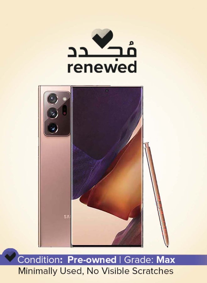 Samsung Renewed - Galaxy Note 20 Ultra Single Sim Mystic Bronze 8GB RAM 128GB 5G LTE - International Version - Image 1