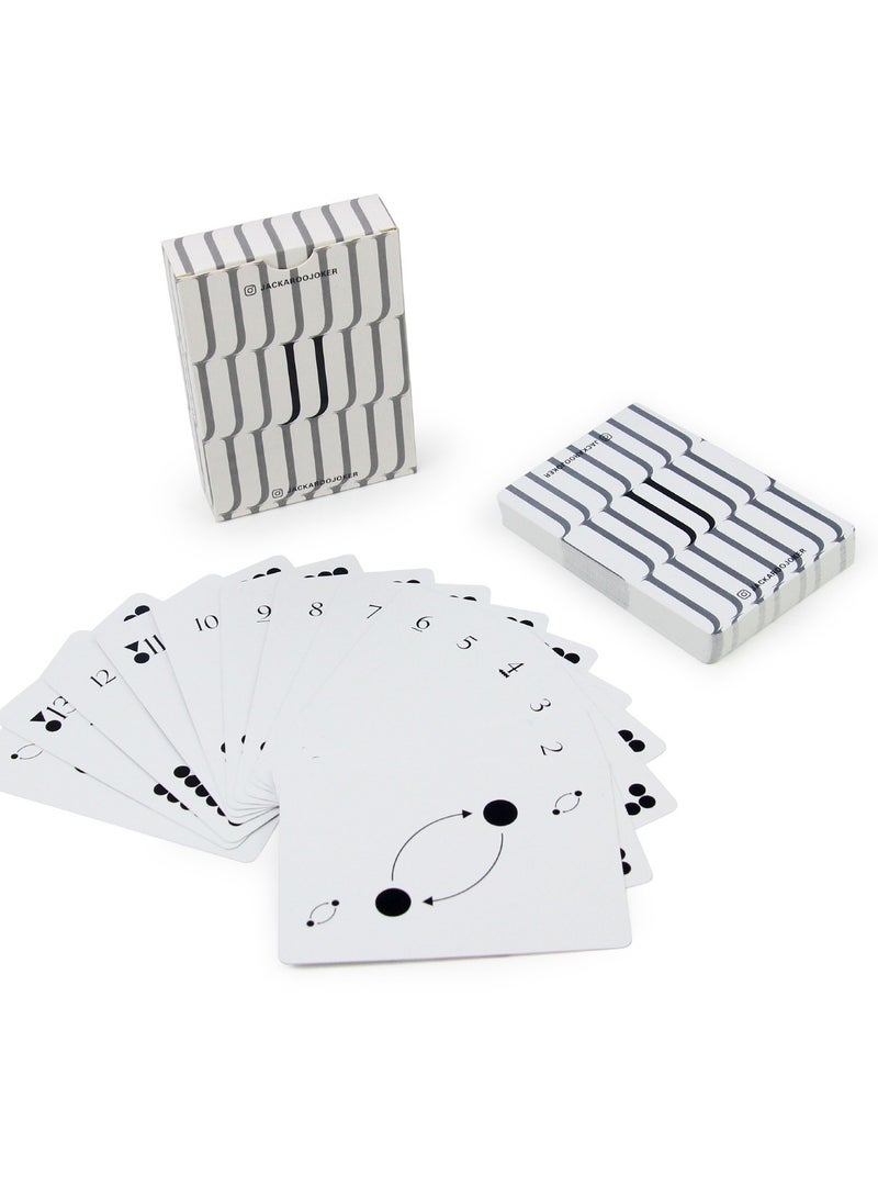 JACKAROOJOKER - Jackaroo Cards 100% plastic original Classic  White color - Image 1