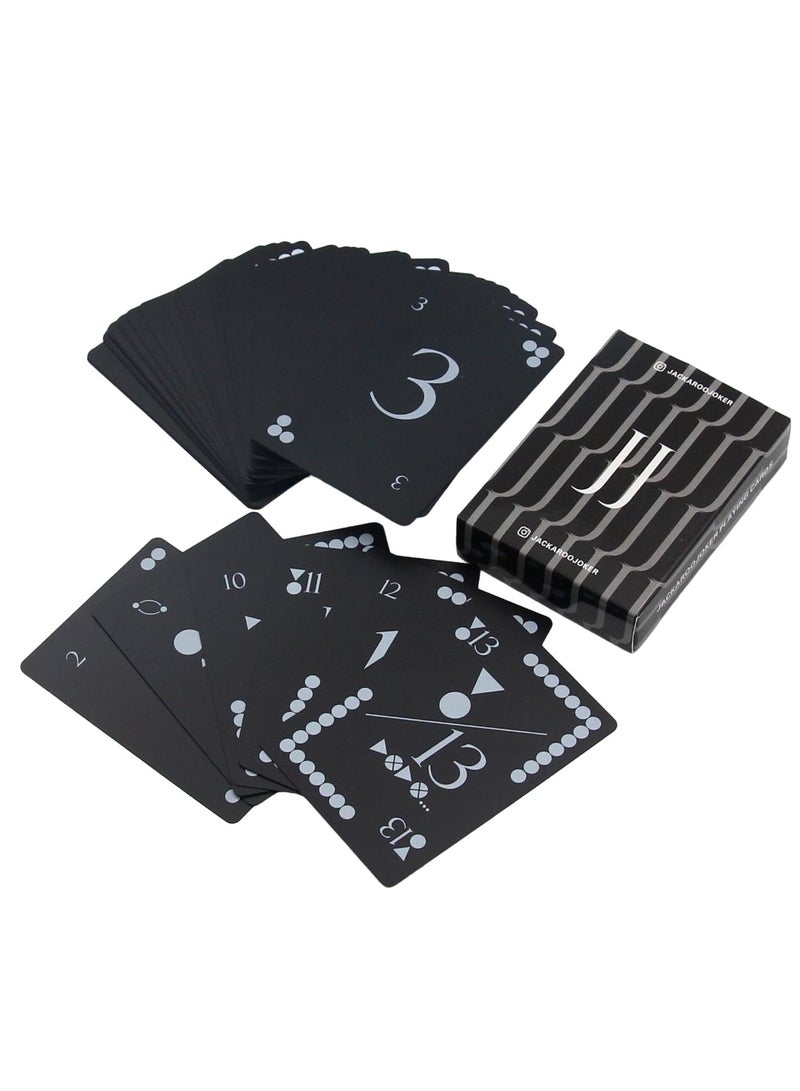 جاكارو جوكر Jackaroo Cards 100% plastic original Black color  - Image 3