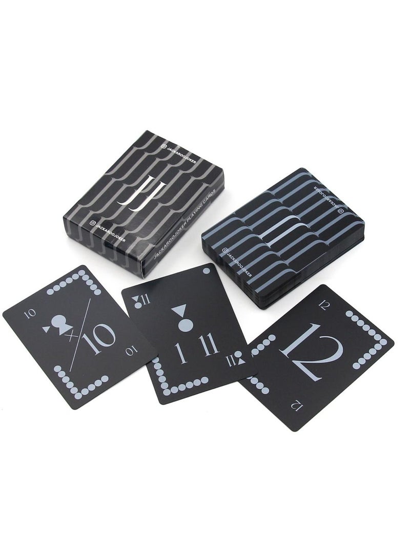 جاكارو جوكر Jackaroo Cards 100% plastic original Black color  - Image 2