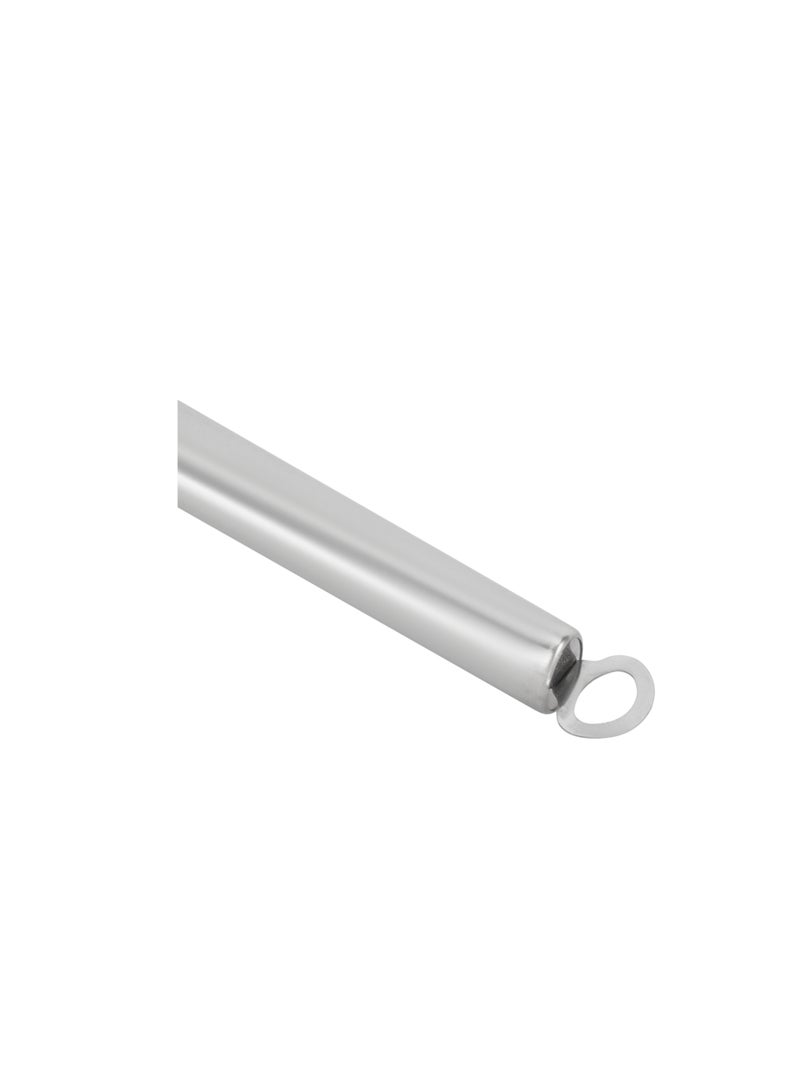 Royalford - Royalford 9 cm Strainer- RF12616/ Stainless Steel Mesh Multi-Purpose Use/ Food-Grade and Safe to Use, Hanging Loop/ Easy to Hold and Perfect for Tea, Coffee, Juice/ Compact and Durable Liquid Strainers Silver 9cm - Image 1