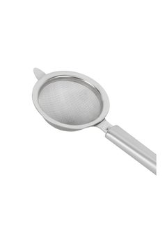Royalford Royalford 9 cm Strainer- RF12616/ Stainless Steel Mesh Multi-Purpose Use/ Food-Grade and Safe to Use, Hanging Loop/ Easy to Hold and Perfect for Tea, Coffee, Juice/ Compact and Durable Liquid Strainers Silver 9cm  - Image 4