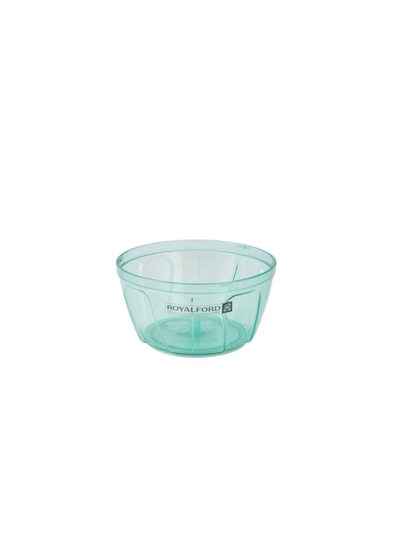 Royalford Pull Chopper- RF11954| 450 ML, Stainless Steel Blade Suitable for Chopping Vegetables and Fruits| Transparent and Durable Body, Food Grade and BPA Free Set for Effective Chopping| Detachable Body Parts for Easy Cleaning Assorted - Image 3