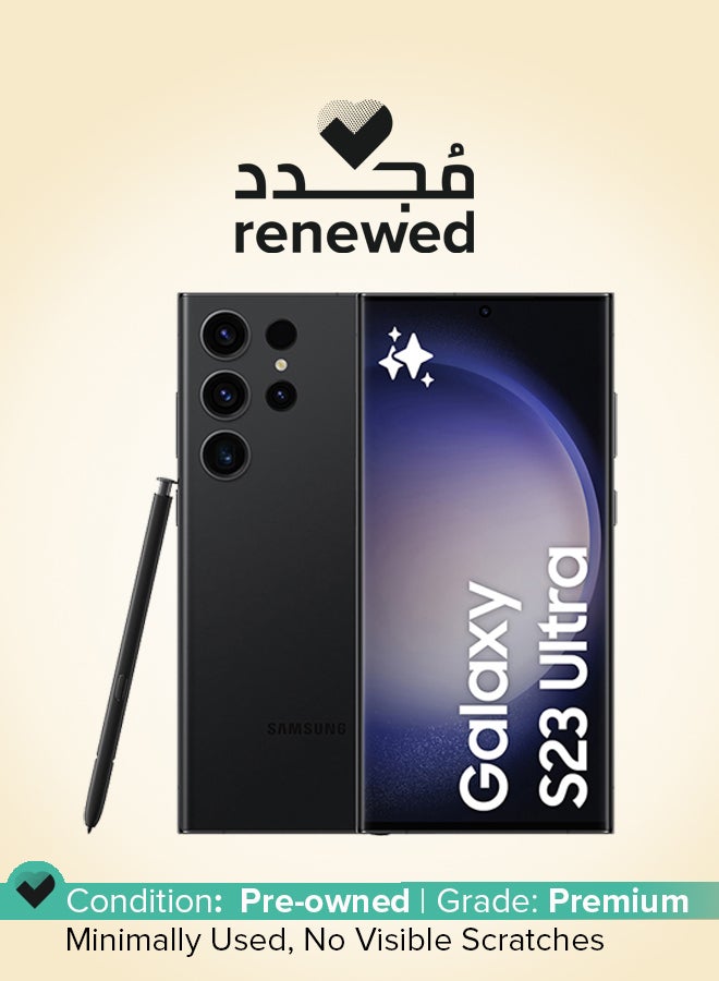 سامسونج مجدد - جالاكسي S22 ألترا أسود شريحة واحدة 12GB 256GB 5G LTE - Image 1