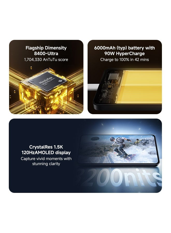 Xiaomi POCO X7 Pro Dual SIM Yellow 8GB RAM 256GB 5G - Global Version - Image 3