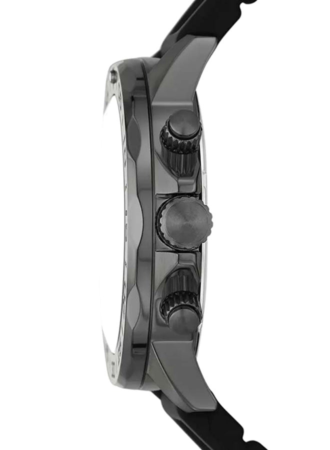 FOSSIL Men's Bannon Multifunction Black Silicone Watch BQ2711 - 45mm  - Image 3