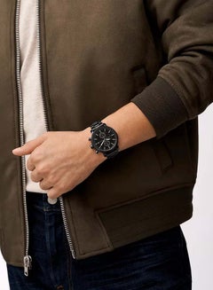 FOSSIL Men's Rhett Multifunction Black Stainless Steel Watch BQ2845 - 42mm  - Image 4