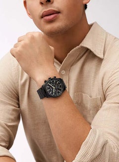 FOSSIL Men's Sullivan Multifunction Black Stainless Steel Watch BQ2856 - 44mm  - Image 4