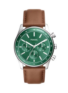 FOSSIL Men's Sullivan Multifunction Brown LiteHide™ Leather Watch BQ2858 - 44mm  - Image 1