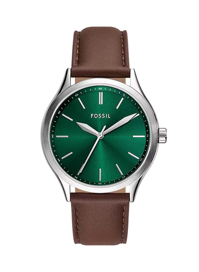FOSSIL Men's Fenmore Three-Hand Brown Leather Watch BQ2864 - 44mm  - Image 1