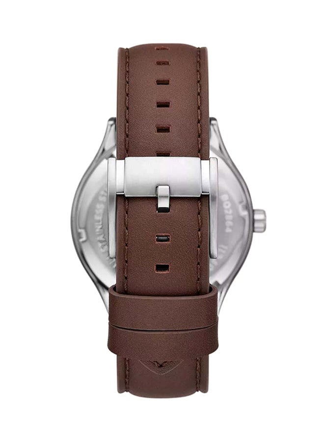 FOSSIL Men's Fenmore Three-Hand Brown Leather Watch BQ2864 - 44mm  - Image 2