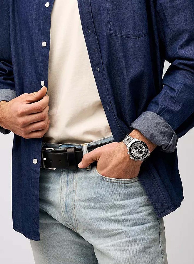 FOSSIL Men's Autocross Multifunction Stainless Steel Watch BQ2873 - 42mm  - Image 4