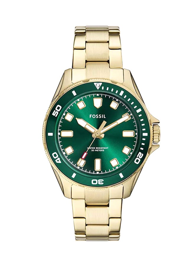 FOSSIL Men's Dalton Three-Hand Gold-Tone Stainless Steel Watch BQ2884 - 42mm  - Image 1