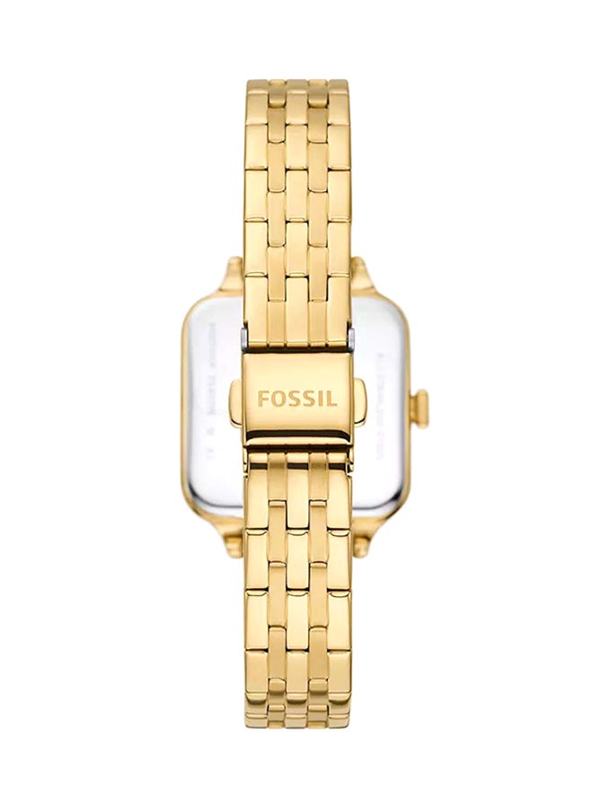 FOSSIL Women's Colleen Three-Hand Gold-Tone Stainless Steel Watch BQ3832 - 28mm  - Image 2