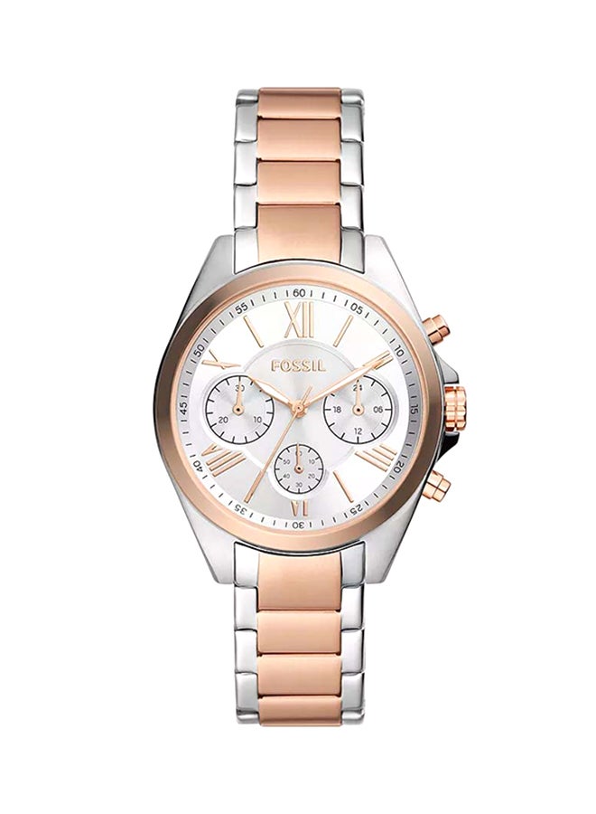 FOSSIL Women's Modern Courier Chronograph Two-Tone Stainless Steel Watch BQ3850 - 36mm  - Image 1
