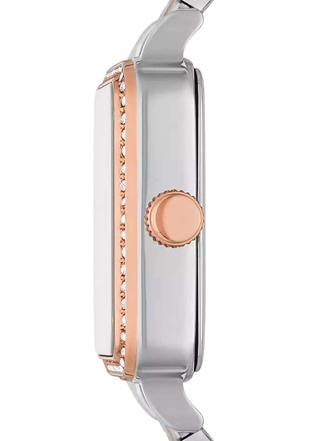 FOSSIL Women's Colleen Three-Hand Two-Tone Stainless Steel Watch BQ3907 - 28mm  - Image 3