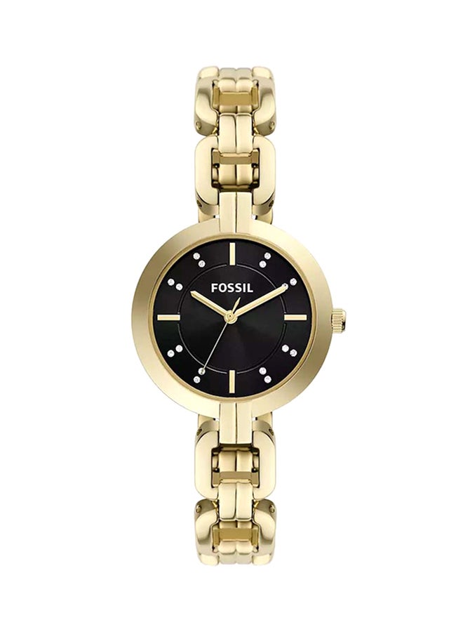 FOSSIL Women's Kerrigan Three-Hand Gold-Tone Stainless Steel Watch BQ3925 - 32mm  - Image 1