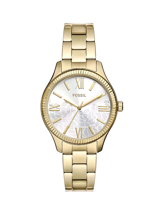 FOSSIL Women's Rye Three-Hand Gold-Tone Alloy Watch BQ3961 - 36mm  - Image 1
