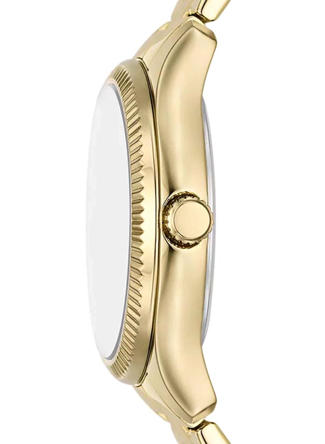 FOSSIL Women's Rye Three-Hand Gold-Tone Alloy Watch BQ3961 - 36mm  - Image 3