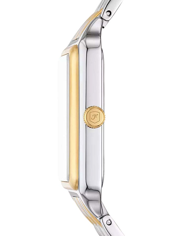 FOSSIL Women's Raquel Three-Hand Date Two-Tone Stainless Steel Watch ES5305 - 26mm  - Image 3