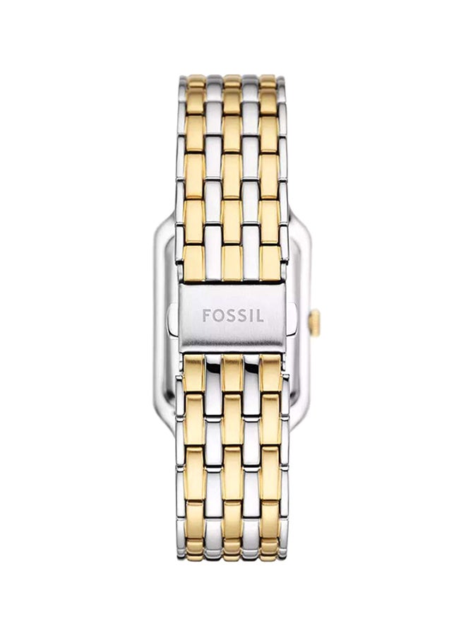 FOSSIL Women's Raquel Three-Hand Date Two-Tone Stainless Steel Watch ES5305 - 26mm - Image 2