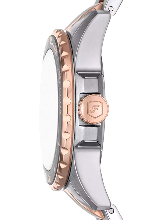 FOSSIL Women's Fossil Blue Dive Three-Hand Two-Tone Stainless Steel Watch ES5348 - 36mm  - Image 3