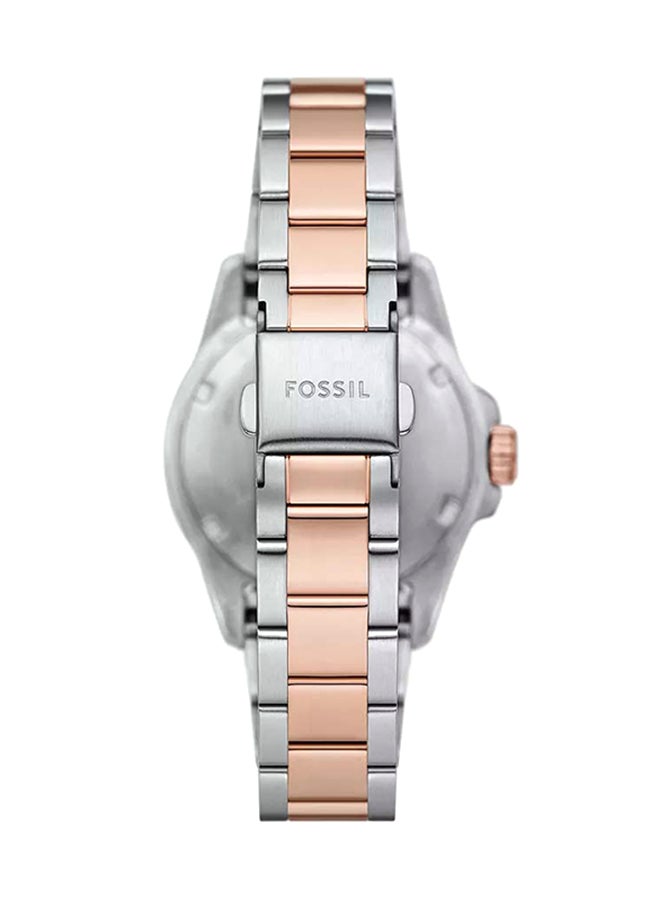 FOSSIL Women's Fossil Blue Dive Three-Hand Two-Tone Stainless Steel Watch ES5348 - 36mm  - Image 2