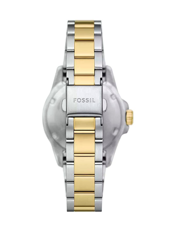 FOSSIL Women's Fossil Blue Dive Three-Hand Two-Tone Stainless Steel Watch ES5349 - 36mm  - Image 2