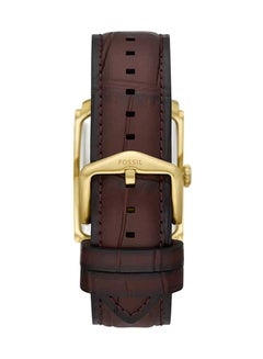 FOSSIL Men's Carraway Three-Hand Brown Croco Leather Watch FS6011 - 30mm  - Image 2