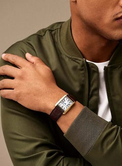 FOSSIL Men's Carraway Three-Hand Brown Croco Leather Watch FS6011 - 30mm  - Image 4