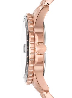 FOSSIL Men's Fossil Blue GMT Rose Gold-Tone Stainless Steel Watch FS6027 - 42mm  - Image 3