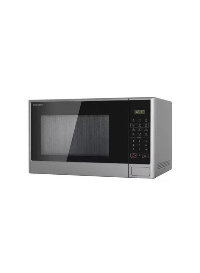 SHARP - Microwave Solo 28 Liter 1100 Watt 9 Menus Silver R-280CR(S) 28 L 1100 W R-280CR(S) Silver - Image 1